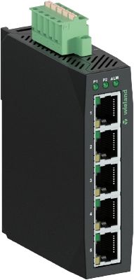 WİELAND ELEKTRİK 83.040.0129.1 IP switch 5 x RJ45 10/100 Mbit/s Fast Ethernet_Ext.Alarm(P-Fail Relay) (12-48V DC giriş)