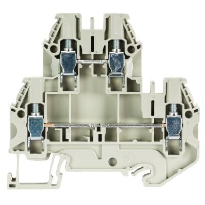 WİELAND ELEKTRİK 58.504.7055.0 2.5 - 6 mm Bej Çift Katlı Vidalı Klemens 100