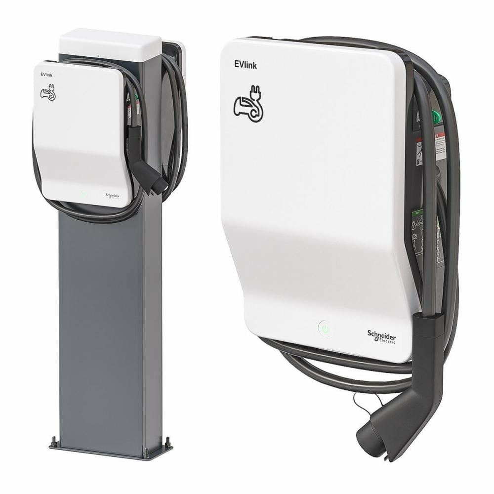 Schneider Electric EVH2S22P0CK Wallbox - 22 kW - T2 Kablolu - Şarj İstasyonu