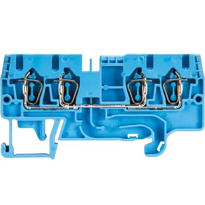 WİELAND ELEKTRİK 56.703.5155.6 2,5 mm Çift Giriş Çift Çıkışlı Mavi Yay Baskılı Klemens