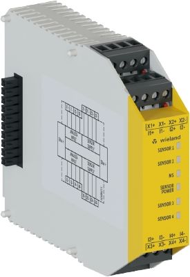 WİELAND ELEKTRİK R1.190.1630.0 SP-SAC4-A4 Safety Analog 0/4-20mA 16 Bit Giriş Modülü / Vidalı Bağ.