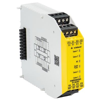 WİELAND ELEKTRİK R1.190.1650.0 SP-SACR22-A2 Safety Analog 0/4-20mA 16 Bit + 2 Safety Analog RTD 16 Bit Giriş Modülü / Vidalı Bağlantı
