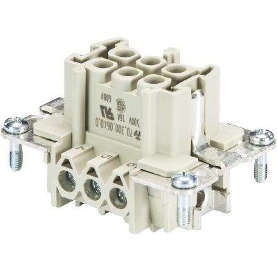 WİELAND ELEKTRİK 70.300.0640.0 6 Kontaklı Priz