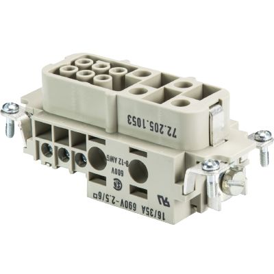 WİELAND ELEKTRİK 72.205.1053.0 4x35A + 6x16A Priz