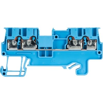 WİELAND ELEKTRİK 56.202.5155.6 1,5 mm Çift Giriş-Çift Çıkış Mavi Push-in - Pratik Yay Baskılı Klemens