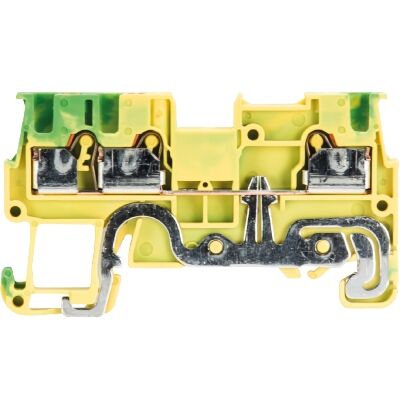 WİELAND ELEKTRİK 56.202.9355.0 1,5 mm Push-in - Tek Giriş Çift Çıkış Pratik Yay Baskılı Topraklama Klemensi