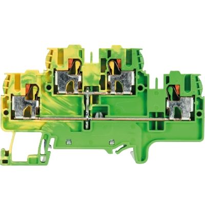 WİELAND ELEKTRİK 56.203.8955.0 2,5/4 mm Çift Katlı Push-in - Pratik Yay Baskılı Topraklama Klemensi