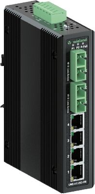 WİELAND ELEKTRİK 83.040.1252.0 IP switch 4 x RJ45 10/100 Mbit/s Fast Ethernet_2 Port Multi-Mode Fiber Optik Bağlantı(SC socket)_2 Power Redundant