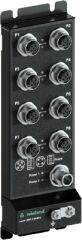 WİELAND ELEKTRİK 83.040.1600.0 M12 D-Coded - 8 Port Ethernet switch_(12-48V DC giriş)_IP67