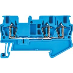 WİELAND ELEKTRİK 56.702.5053.6 1,5 mm Tek Giriş Çift Çıkışlı Mavi Yay Baskılı Klemens