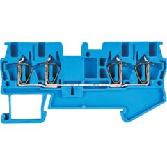 WİELAND ELEKTRİK 56.702.5153.6 1,5 mm Çift Giriş Çift Çıkışlı Mavi Yay Baskılı Klemens
