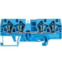 WİELAND ELEKTRİK 56.704.5155.6 4 mm Çift Giriş Çift Çıkışlı Mavi Yay Baskılı Klemens