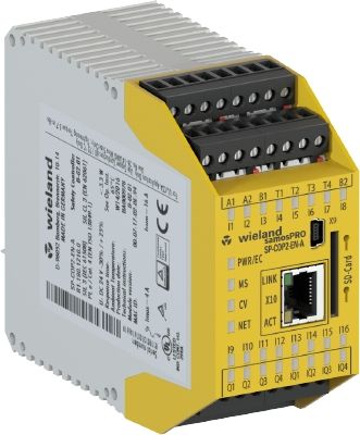 WİELAND ELEKTRİK R1.190.1210.0 SP-COP2-EN-A16 Giriş-4 Çıkış + 4 G/Ç / Mini USB /Ethernet / Vidalı Bağlantı